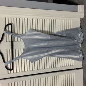 Vintage Slip Dress - Silver